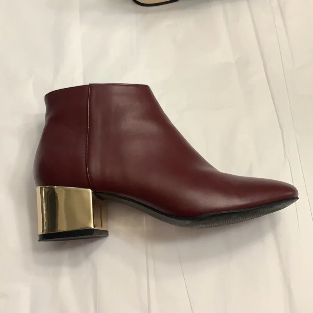 Marc New York burgundy ankle boots Size 7 - Picture 5 of 17